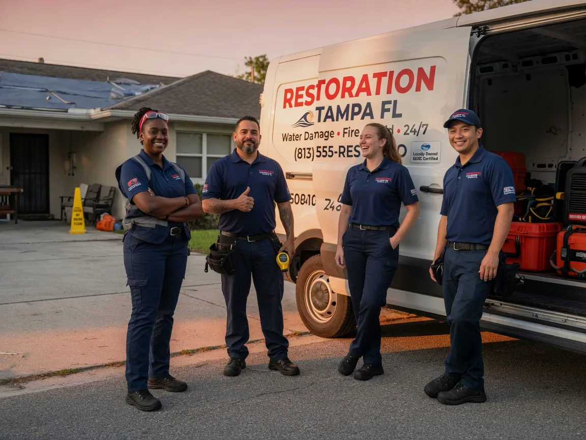 Water Damage Restoration company in Ennis, TX